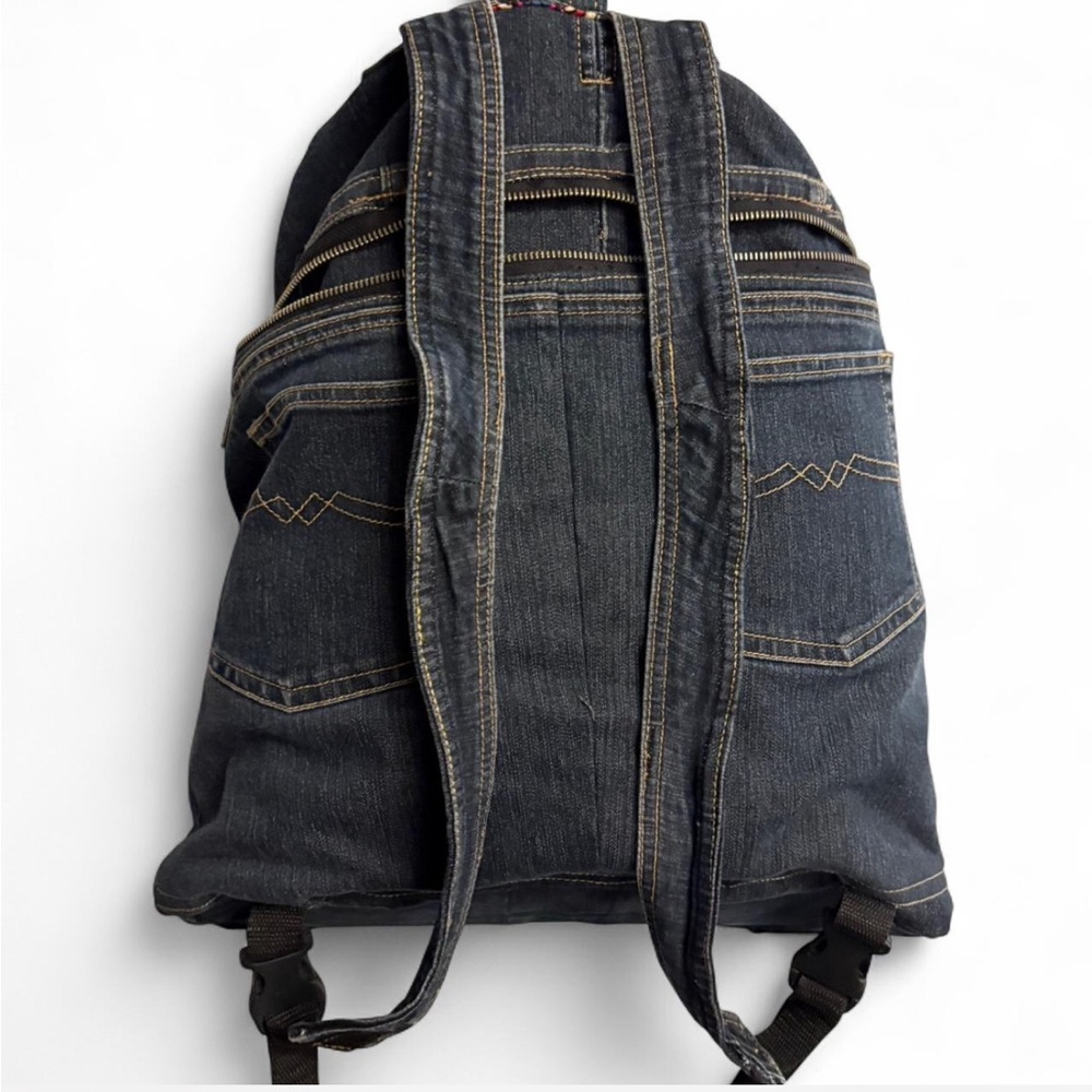 Embroidered Multicolor Backpack - Picture 3 of 4